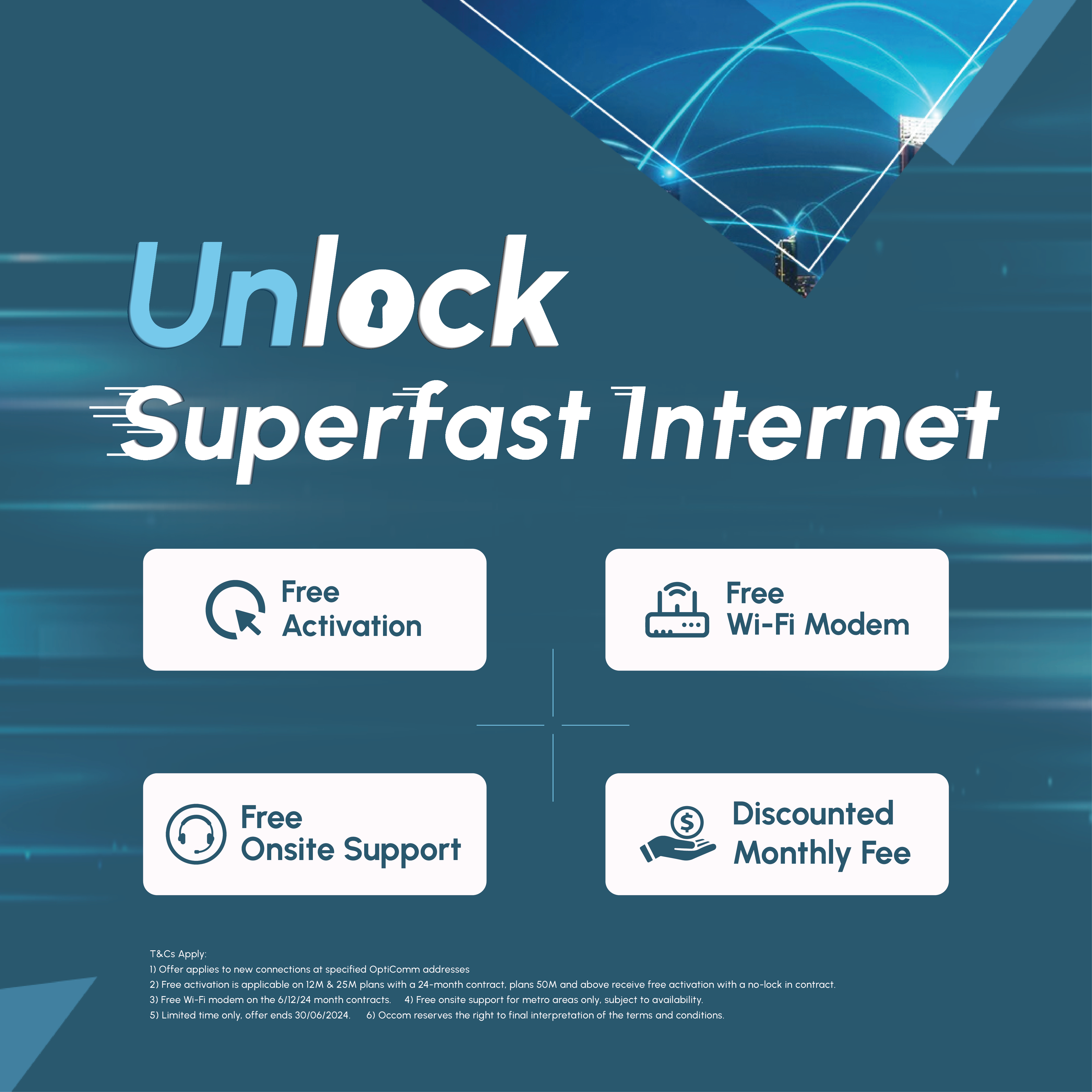 Unlock Superfast Internet by Occom