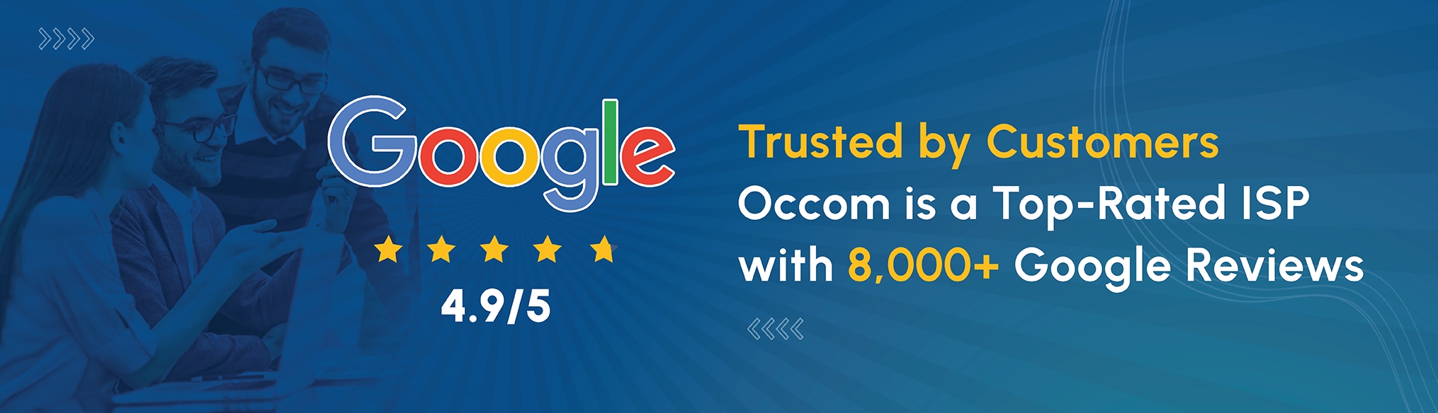 Google 5 Star Review Occom