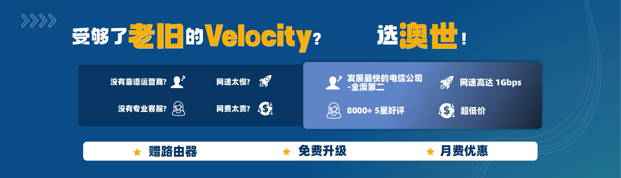 Telstra Velocity 澳世网络