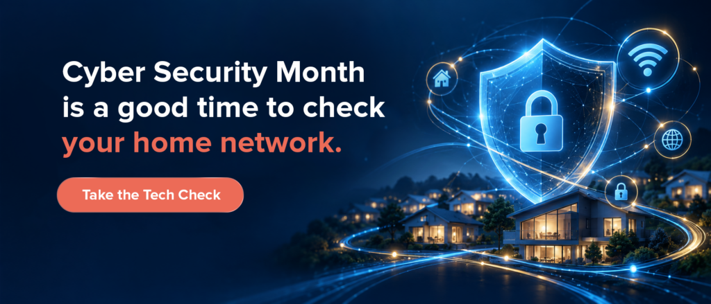Cyber security month for home network