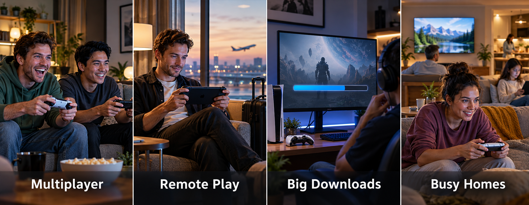 Internet Speed for PS5 Gaming Household Need